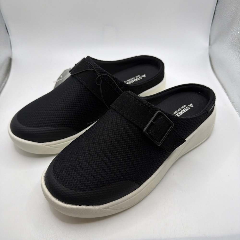 Staheekum Women's Black Slip-On Breathable Cushioned Footbed Shoe Size 6.5 New
